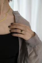 画像をギャラリービューアに読み込む, ネイビーストーン シルバーリング Silver925
