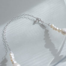 画像をギャラリービューアに読み込む, オルタネート淡水パール シルバーチョーカー Silver925
