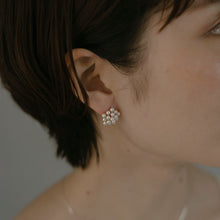 画像をギャラリービューアに読み込む, パールブーケ シルバーピアス Silver925
