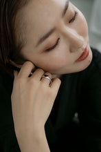 画像をギャラリービューアに読み込む, ブラックハート シルバーリング Silver925
