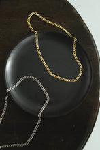 画像をギャラリービューアに読み込む, フラットチェーン シルバーネックレス Silver925
