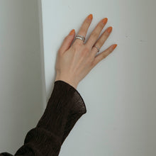 画像をギャラリービューアに読み込む, ダブルフロー シルバーリング Silver925
