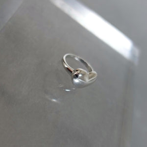 ハートピンキー シルバーリング Silver925