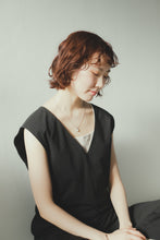 画像をギャラリービューアに読み込む, オーバルストーン シルバーネックレス Silver925
