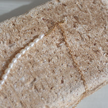 画像をギャラリービューアに読み込む, シンプル淡水パール シルバーチョーカー Silver925
