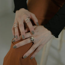 画像をギャラリービューアに読み込む, ボリュームプレート シルバーリング Silver925
