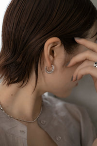 レイヤーツイスト シルバーピアス Silver925