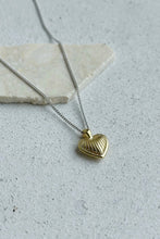 画像をギャラリービューアに読み込む, バイカラーハート シルバーネックス Silver925
