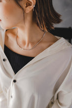 画像をギャラリービューアに読み込む, タイトチェーン シルバーチョーカー Silver925
