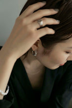 画像をギャラリービューアに読み込む, クロスノット シルバーピアス Silver925
