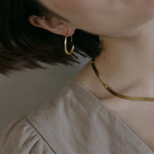 画像をギャラリービューアに読み込む, オーバルワイヤー シルバーピアス Silver925
