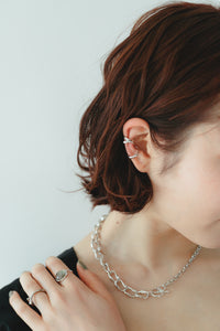 シンプルワインド シルバーイヤーカフ Silver925