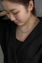 画像をギャラリービューアに読み込む, ハーフチェーン シルバーネックレス Silver925
