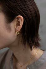 画像をギャラリービューアに読み込む, クロスノット シルバーピアス Silver925
