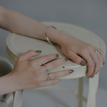 画像をギャラリービューアに読み込む, ダブルドロップ シルバーリング Silver925
