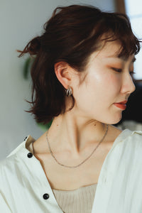 トリプルレイヤー シルバーピアス Silver925