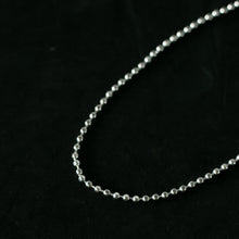画像をギャラリービューアに読み込む, ボールチェーン シルバーネックレス Silver925
