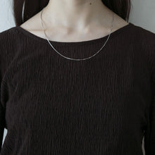 画像をギャラリービューアに読み込む, ボックスチェーンネックレス Silver925
