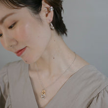 画像をギャラリービューアに読み込む, バイカラーサークル シルバーネックレス Silver925
