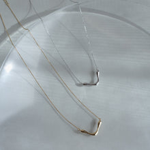 画像をギャラリービューアに読み込む, ドロップコーナー シルバーネックレス Silver925
