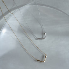 画像をギャラリービューアに読み込む, ドロップコーナー シルバーネックレス Silver925
