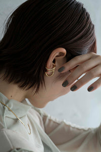 2WAYワイド シルバーイヤーカフ Silver925