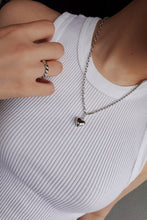 画像をギャラリービューアに読み込む, ヴィンテージハートチェーン シルバーリング Silver925
