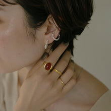 画像をギャラリービューアに読み込む, パールフープ シルバーピアス Silver925
