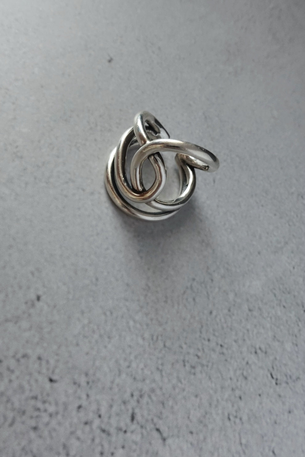 ワイドクロス シルバーリング Silver925