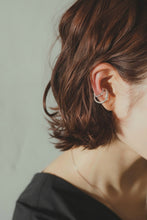 画像をギャラリービューアに読み込む, ダブルツイストサークル シルバーイヤーカフ Silver925
