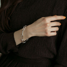 画像をギャラリービューアに読み込む, ワイドチェーン シルバーブレスレット Silver925
