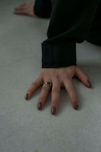 画像をギャラリービューアに読み込む, ブラックハート シルバーリング Silver925
