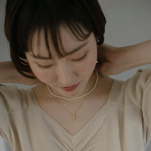 画像をギャラリービューアに読み込む, ツイストサークルモチーフ シルバーネックレス Silver925
