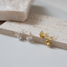 画像をギャラリービューアに読み込む, スモールフリル シルバーピアス Silver925
