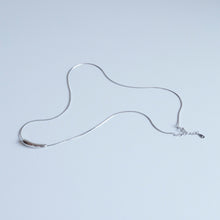 画像をギャラリービューアに読み込む, リキッドモチーフ シルバーネックレス Silver925
