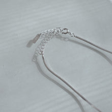 画像をギャラリービューアに読み込む, ボックススネークチェーン シルバーネックレス Silver925
