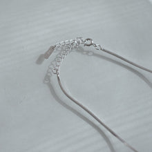 画像をギャラリービューアに読み込む, ボックススネークチェーン シルバーネックレス Silver925
