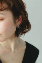 画像をギャラリービューアに読み込む, トリプルレイヤー シルバーピアス Silver925
