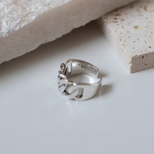 画像をギャラリービューアに読み込む, フラットチェーン シルバーリング Silver925
