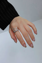 画像をギャラリービューアに読み込む, リボン シルバーリング Silver925
