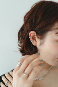 シンプルワインド シルバーイヤーカフ Silver925