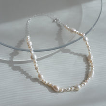 画像をギャラリービューアに読み込む, オルタネート淡水パール シルバーチョーカー Silver925

