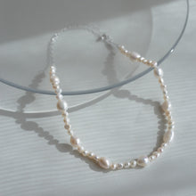 画像をギャラリービューアに読み込む, オルタネート淡水パール シルバーチョーカー Silver925
