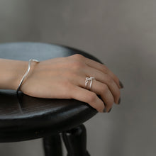 画像をギャラリービューアに読み込む, クロスチェーン シルバーリング Silver925
