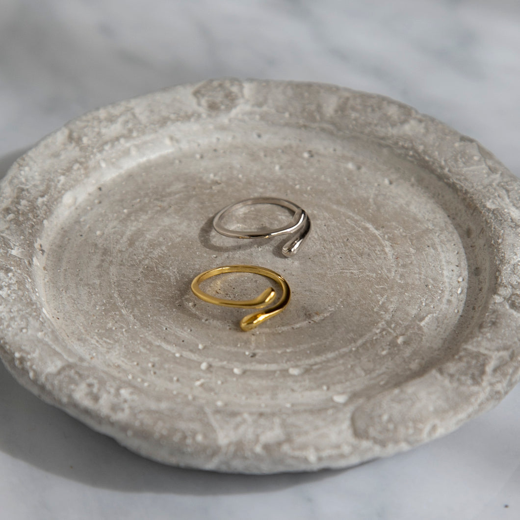 ワイヤードロップ シルバーリング Silver925