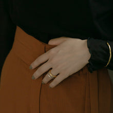 画像をギャラリービューアに読み込む, バイカラーライン シルバーリング Silver925

