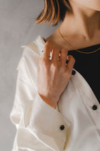 画像をギャラリービューアに読み込む, ゴールドバブルライン シルバーリング Silver925
