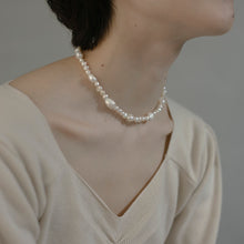 画像をギャラリービューアに読み込む, オルタネート淡水パール シルバーチョーカー Silver925
