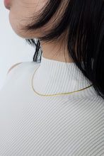 画像をギャラリービューアに読み込む, スリムフラットチェーン シルバーネックレス Silver925
