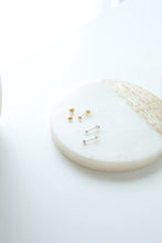 画像をギャラリービューアに読み込む, ミニマルストーン シルバーピアス Silver925
